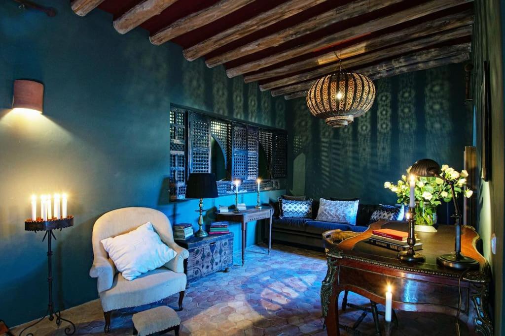 Aux Portes De Marrakech Villa Arts & Deco Avec Piscine Marrakesh Eksteriør billede